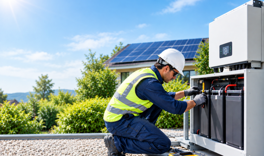 battery installattion