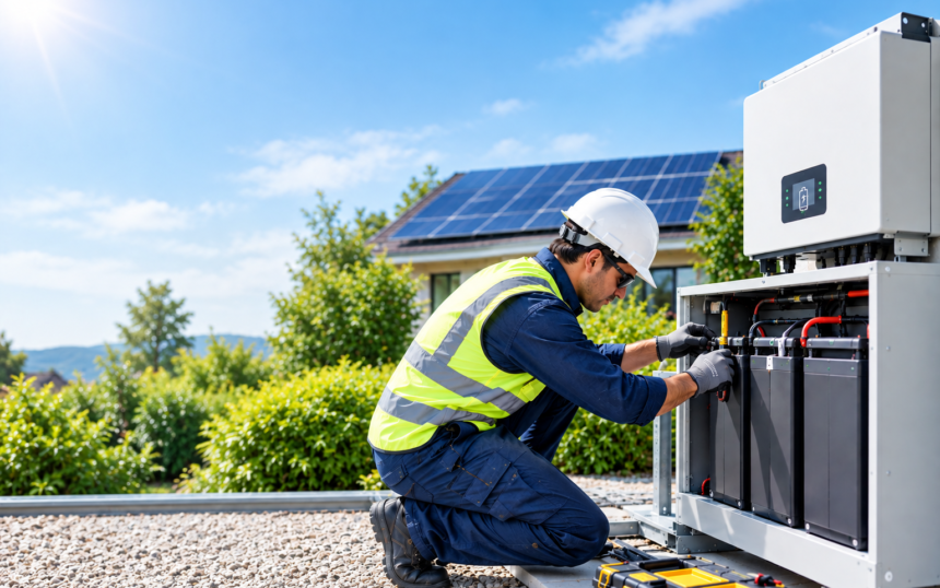 battery installattion